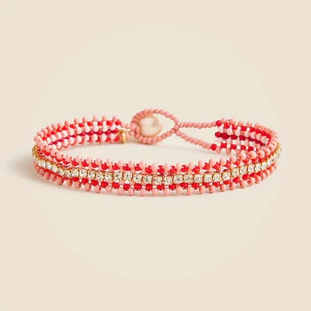 J. Crew Beaded Faux Pearl Bracelet